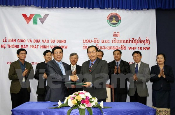 Ayuda Vietnam a Laos en desarrollo de radiodifusión ảnh 1 Ayuda Vietnam a Laos en desarrollo de radiodifusión ảnh 1