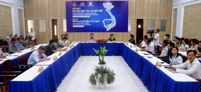 Efectúan conferencia de conexión de inversión entre Camboya y An Giang ảnh 1