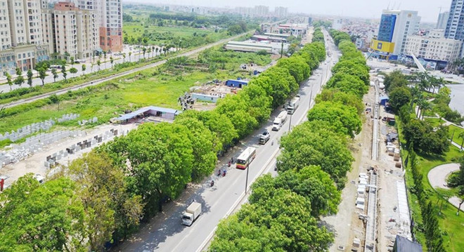Corredor verde como solución para el desarrollo urbano sostenible de Hanoi ảnh 1 Corredor verde como solución para el desarrollo urbano sostenible de Hanoi ảnh 1