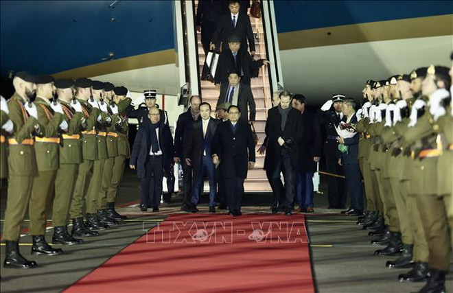 Primer ministro de Vietnam inicia visita oficial a Luxemburgo ảnh 1 Primer ministro de Vietnam inicia visita oficial a Luxemburgo ảnh 1