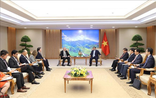 Premier vietnamita recibe a delegación del Consejo de negocios EE.UU.-ASEAN ảnh 1
