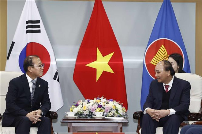 Presidente sostiene encuentros con organizaciones de amistad Corea del Sur-Vietnam ảnh 1 Presidente sostiene encuentros con organizaciones de amistad Corea del Sur-Vietnam ảnh 1