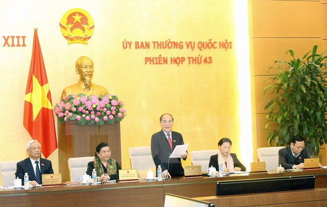 Comité Permanente del Parlamento vietnamita inicia su 43 reunión ảnh 1 Comité Permanente del Parlamento vietnamita inicia su 43 reunión ảnh 1
