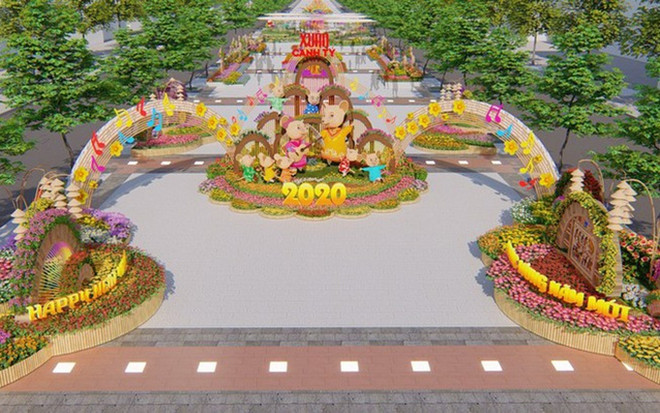 Calle de flores de Nguyen Hue 2020: Moderna e imbuida de la identidad cultural vietnamita ảnh 1  Calle de flores de Nguyen Hue 2020: Moderna e imbuida de la identidad cultural vietnamita ảnh 1