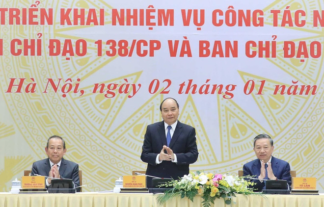 Premier de Vietnam exige mejor desempeño para reforzar en 2020 lucha contra delincuencia ảnh 1 Premier de Vietnam exige mejor desempeño para reforzar en 2020 lucha contra delincuencia ảnh 1