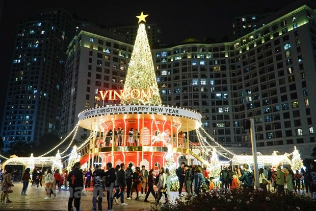 Ambiente navideño se apodera de las localidades de Vietnam ảnh 2 Ambiente navideño se apodera de las localidades de Vietnam ảnh 2