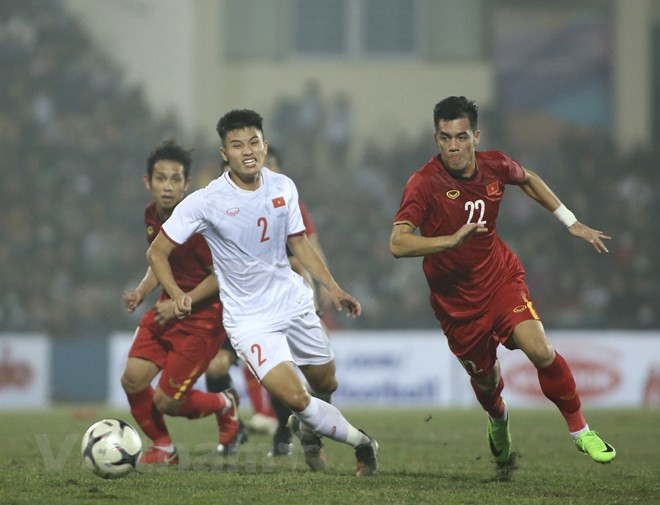 Selección nacional de Vietnam empata con equipo sub-22 en partido amistoso ảnh 1 Selección nacional de Vietnam empata con equipo sub-22 en partido amistoso ảnh 1