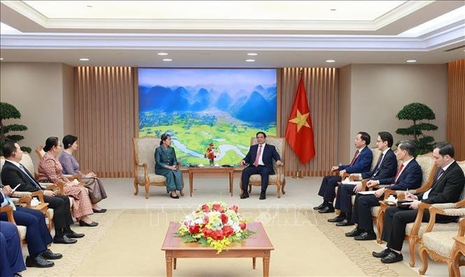 Vietnam y Camboya abogan por promover más nexos bilaterales ảnh 2