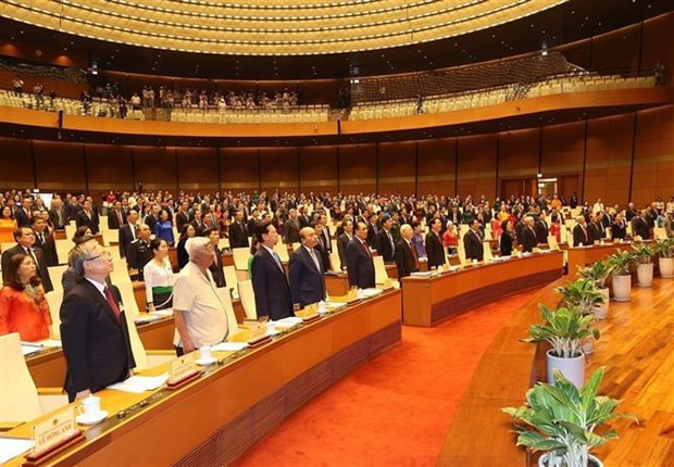 Inauguran quinto período de sesiones de Asamblea Nacional de Vietnam ảnh 2 Inauguran quinto período de sesiones de Asamblea Nacional de Vietnam ảnh 2