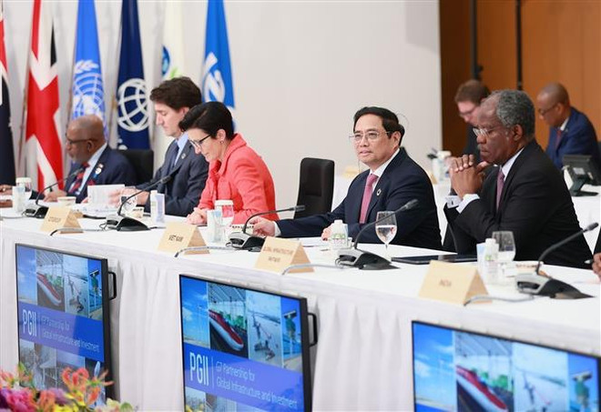 Evalúan de exitosa participación del premier de Vietnam en Cumbre del G7 ảnh 1 Evalúan de exitosa participación del premier de Vietnam en Cumbre del G7 ảnh 1