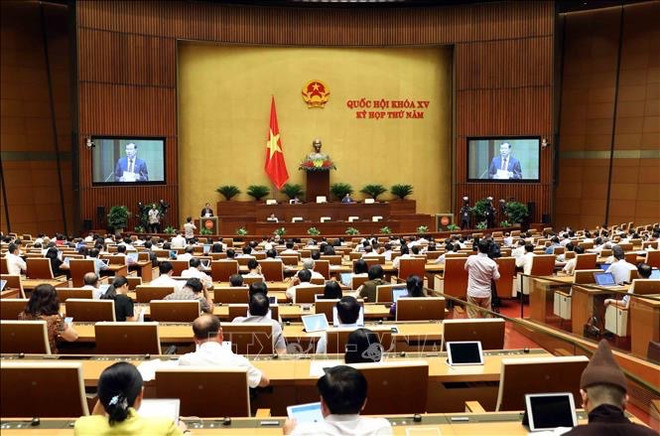 Quinto día de trabajo del quinto período de sesiones del Parlamento ảnh 1 Quinto día de trabajo del quinto período de sesiones del Parlamento ảnh 1