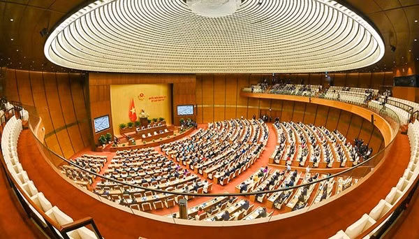 Primer día de trabajo del quinto período de sesiones del Parlamento de Vietnam ảnh 1 Primer día de trabajo del quinto período de sesiones del Parlamento de Vietnam ảnh 1