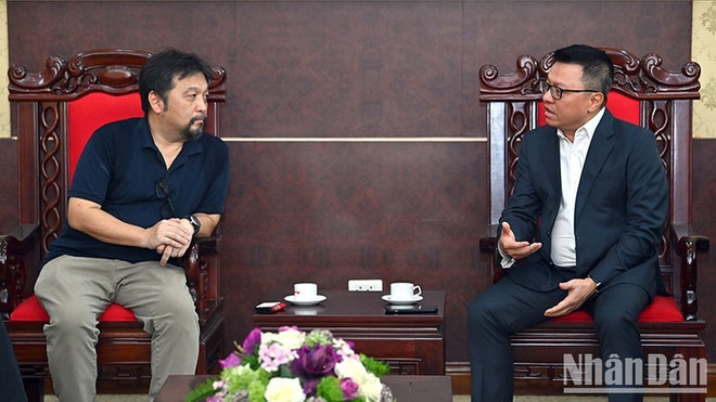 Promueven cooperación entre el periódico vietnamita y ABU ảnh 1 Promueven cooperación entre el periódico vietnamita y ABU ảnh 1