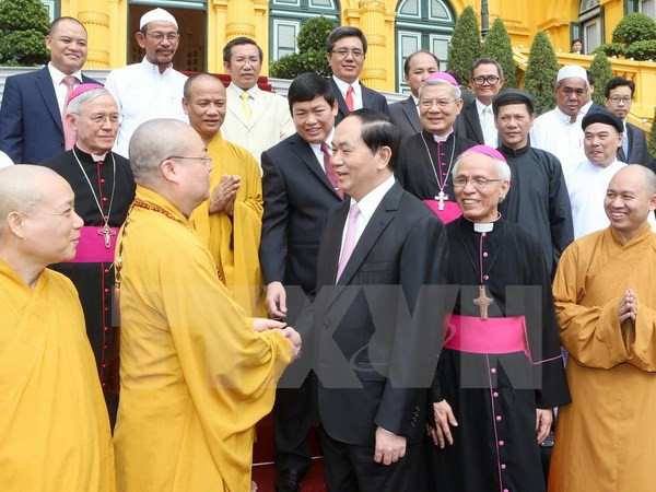 Vietnam persiste en unir comunidades religiosas con todo el pueblo ảnh 1 Vietnam persiste en unir comunidades religiosas con todo el pueblo ảnh 1