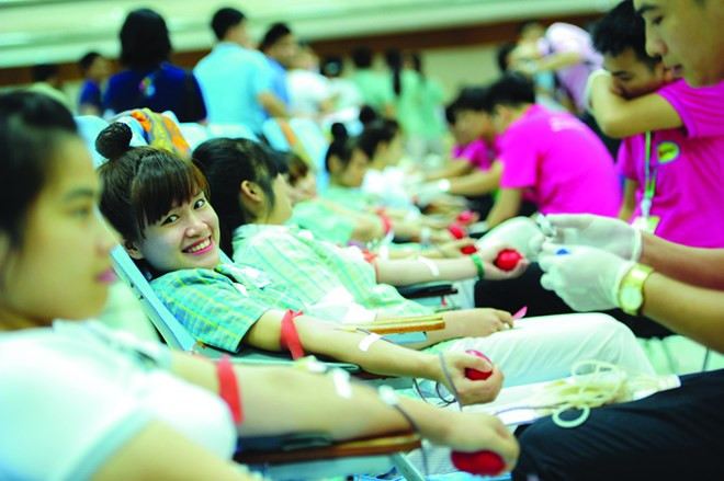 Localidades vietnamitas responden a campaña de donación de sangre ảnh 1 Localidades vietnamitas responden a campaña de donación de sangre ảnh 1