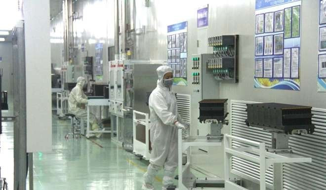 Inauguran en provincia de Bac Giang fábrica de paneles solares ảnh 1 Inauguran en provincia de Bac Giang fábrica de paneles solares ảnh 1