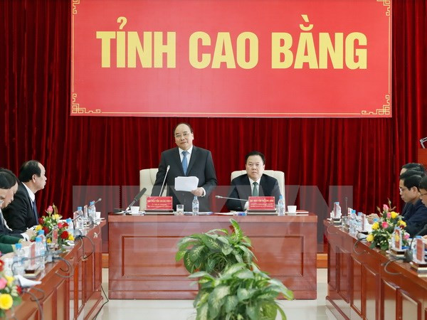 Premier vietnamita urge a Cao Bang a ser un modelo de reducción de pobreza ảnh 1