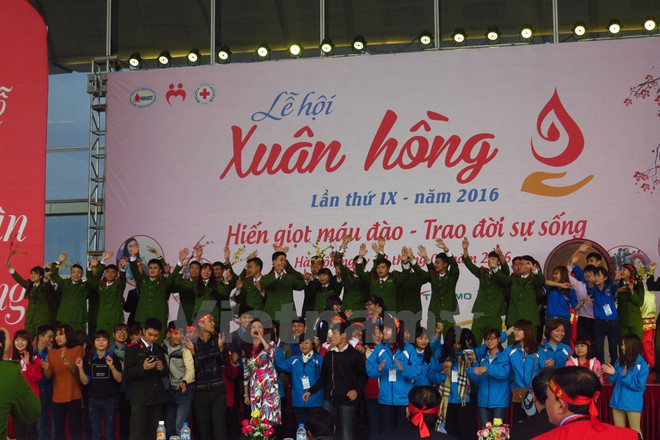 Comienza festival anual de donación voluntaria de sangre en Hanoi ảnh 1 Comienza festival anual de donación voluntaria de sangre en Hanoi ảnh 1