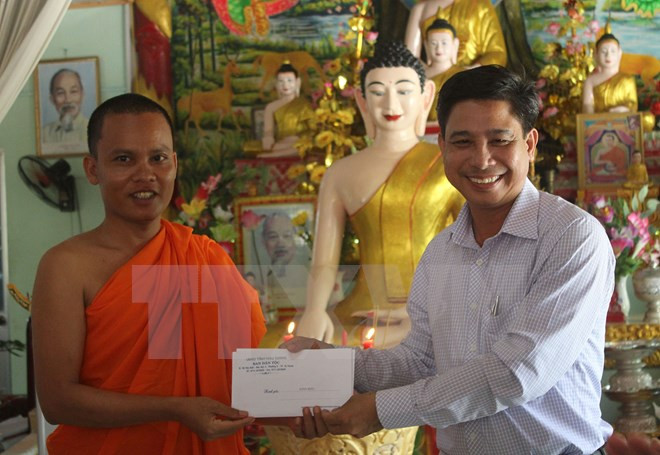 Comunidad de khmer en Vietnam promueve construcción nacional ảnh 1 Comunidad de khmer en Vietnam promueve construcción nacional ảnh 1
