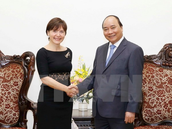 Recibe premier vietnamita a embajadora italiana ảnh 1 Recibe premier vietnamita a embajadora italiana ảnh 1