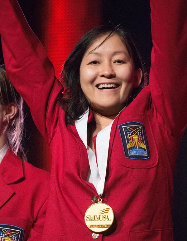 Estudiante vietnamita en primer lugar de SkillsUSA ảnh 1 Estudiante vietnamita en primer lugar de SkillsUSA ảnh 1