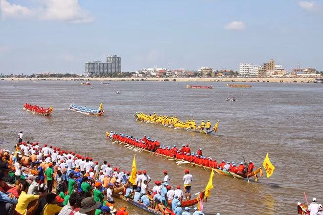  Cambodia cancela regata tradicional por sequía ảnh 1
