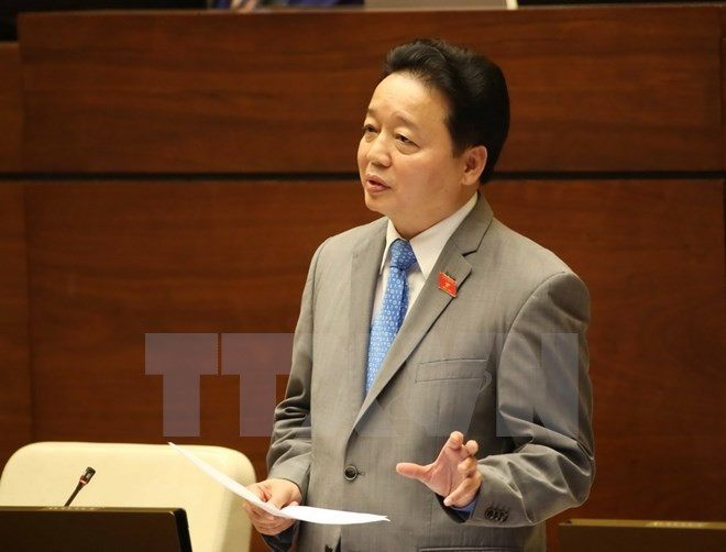 Ministro rinde cuentas ante Parlamente sobre varias cuestiones ambientales ảnh 1 Ministro rinde cuentas ante Parlamente sobre varias cuestiones ambientales ảnh 1