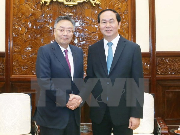 Presidente vietnamita exhorta más inversiones de empresas japonesas ảnh 1 Presidente vietnamita exhorta más inversiones de empresas japonesas ảnh 1