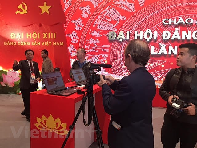 Más de 200 medios de prensa cubrirán el XIII Congreso Nacional del Partido Comunista de Vietnam ảnh 4 Más de 200 medios de prensa cubrirán el XIII Congreso Nacional del Partido Comunista de Vietnam ảnh 4