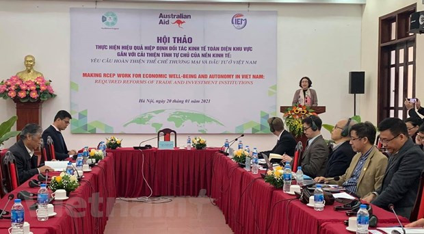 Ofrecen recomendaciones en Vietnam para mejorar implementación del acuerdo RCEP ảnh 2 Ofrecen recomendaciones en Vietnam para mejorar implementación del acuerdo RCEP ảnh 2