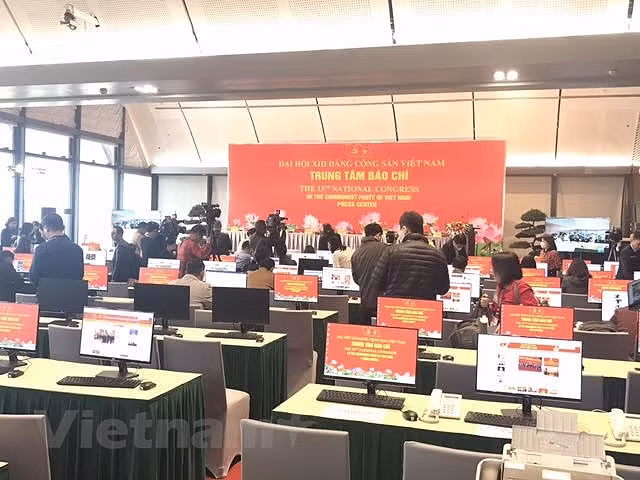 Más de 200 medios de prensa cubrirán el XIII Congreso Nacional del Partido Comunista de Vietnam ảnh 2