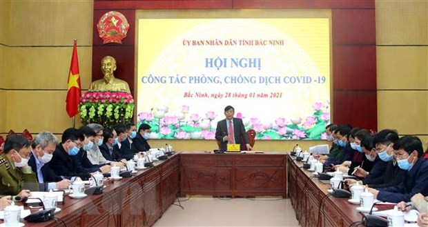 Provincia vietnamita de Bac Ninh aplica distanciamiento social en comuna de Lam Thao ảnh 1 Provincia vietnamita de Bac Ninh aplica distanciamiento social en comuna de Lam Thao ảnh 1