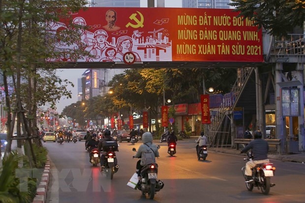 Todo listo para celebración de “gran efeméride” del Partido Comunista de Vietnam ảnh 1 Todo listo para celebración de “gran efeméride” del Partido Comunista de Vietnam ảnh 1