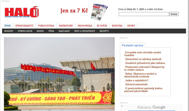 Prensa checa aprecia posición cada vez más elevada de Vietnam ảnh 1 Prensa checa aprecia posición cada vez más elevada de Vietnam ảnh 1