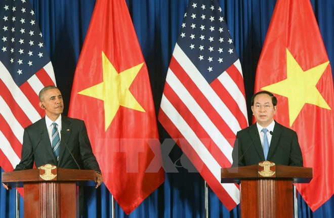 Emiten declaración conjunta Vietnam - Estados Unidos ảnh 1 Emiten declaración conjunta Vietnam - Estados Unidos ảnh 1