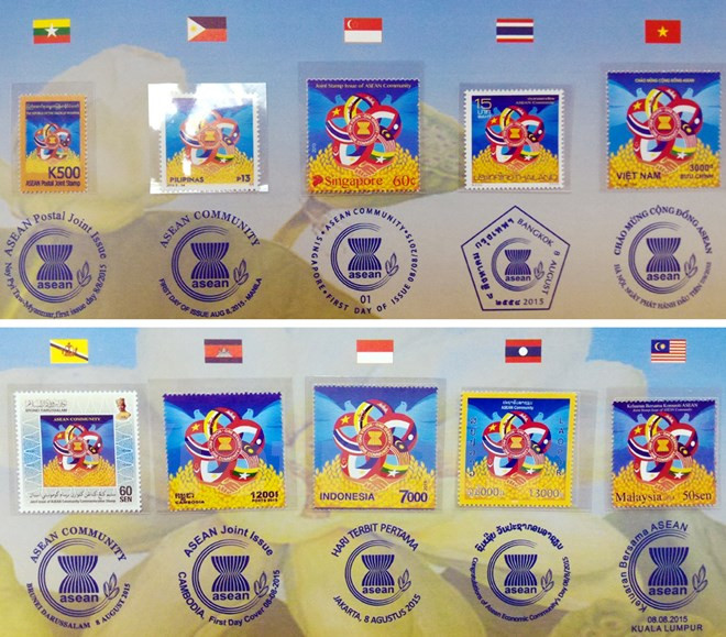 Presentan en Hanoi muestra de sello común de ASEAN ảnh 2 Presentan en Hanoi muestra de sello común de ASEAN ảnh 2