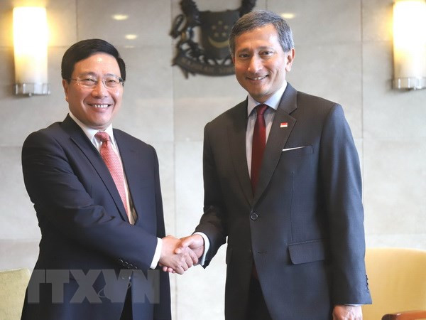 Vietnam y Singapur decididos a fortalecer cooperación por intereses estratégicos compartidos ảnh 1 Vietnam y Singapur decididos a fortalecer cooperación por intereses estratégicos compartidos ảnh 1
