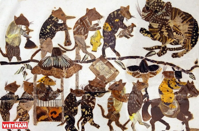 Pinturas de Dong Ho, cultura popular vietnamita única ảnh 1 Pinturas de Dong Ho, cultura popular vietnamita única ảnh 1