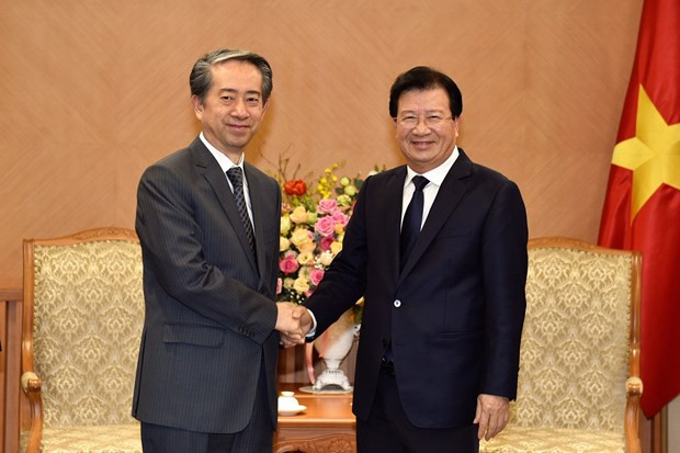 Viceprimer ministro de Vietnam recibe a embajador chino ảnh 1 Viceprimer ministro de Vietnam recibe a embajador chino ảnh 1