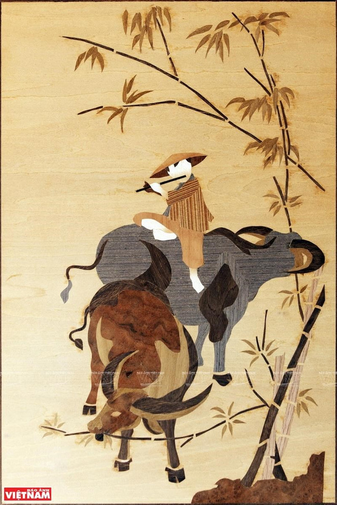 Pinturas de marquetería de Vietnam ảnh 2 Pinturas de marquetería de Vietnam ảnh 2