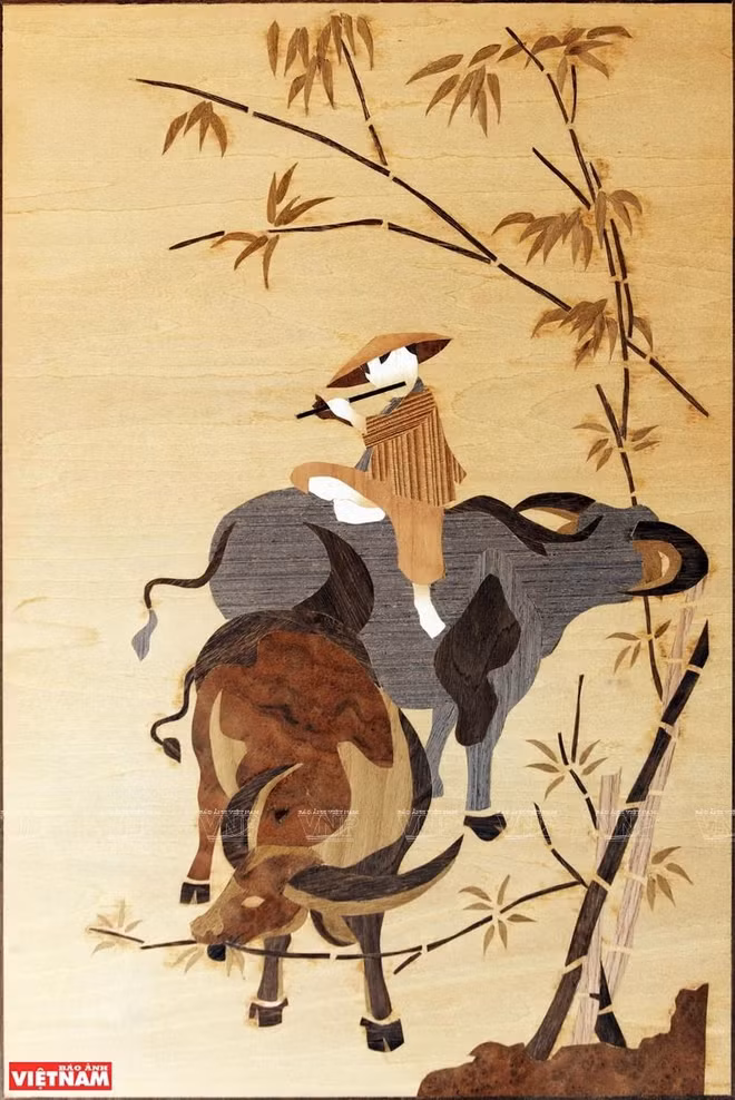 Pinturas de marquetería de Vietnam ảnh 2