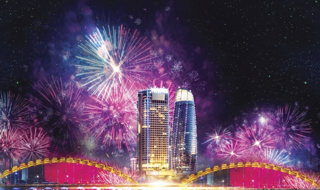 Festival Internacional de Fuegos Artificiales de Da Nang 2023: Listo para la noche final ảnh 1 Festival Internacional de Fuegos Artificiales de Da Nang 2023: Listo para la noche final ảnh 1