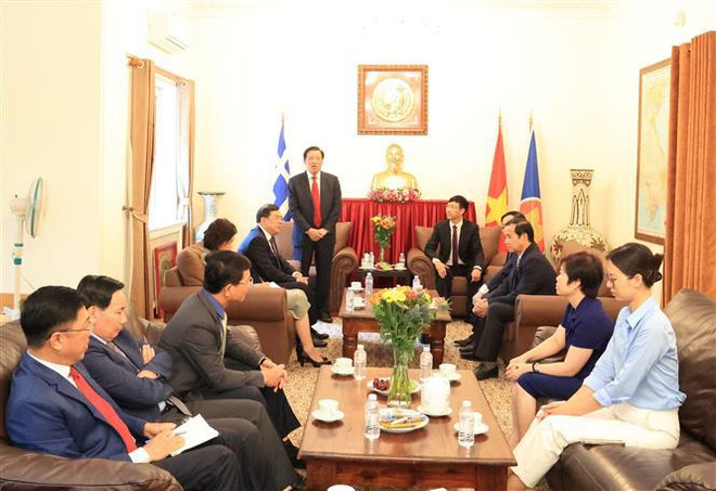 Vietnam y Grecia robustecen amistad y cooperación ảnh 3 Vietnam y Grecia robustecen amistad y cooperación ảnh 3