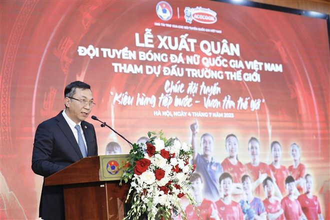 Selección femenina de fútbol de Vietnam parte hacia Copa Mundial 2023 ảnh 2