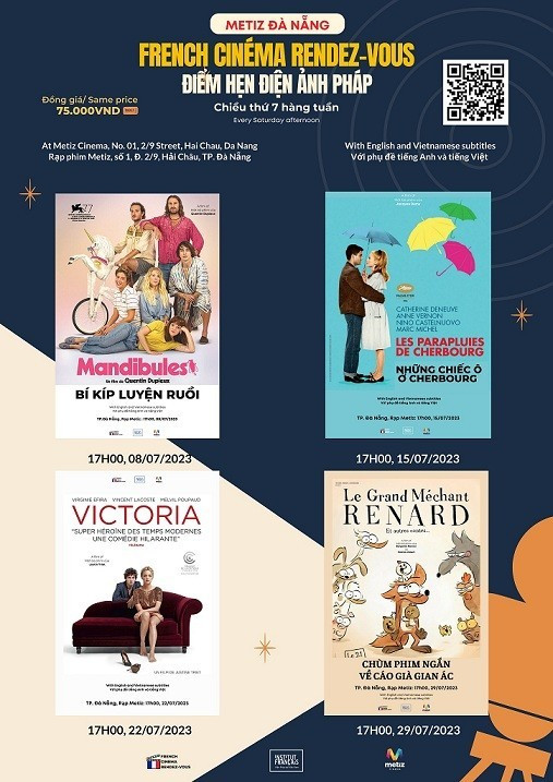Presentarán películas francesas en ciudad vietnamita de Da Nang ảnh 1