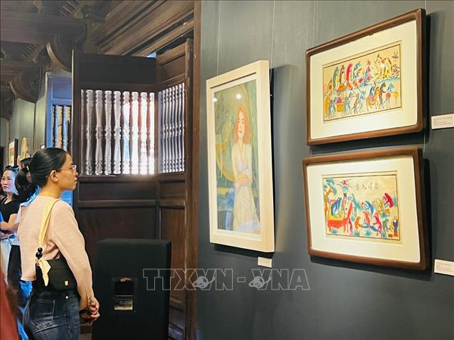 Valores artísticos de las pinturas populares de Hang Trong ảnh 1 Valores artísticos de las pinturas populares de Hang Trong ảnh 1