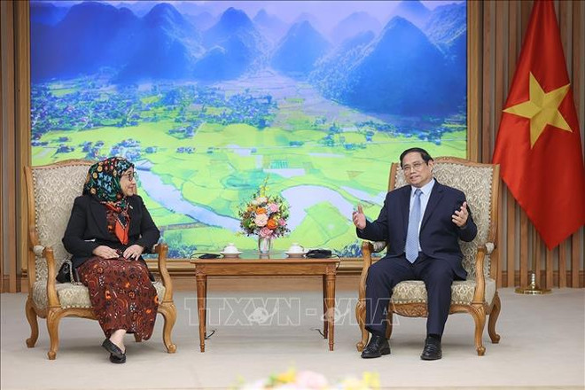Primer ministro vietnamita recibe a embajadora de Brunei ảnh 1 Primer ministro vietnamita recibe a embajadora de Brunei ảnh 1