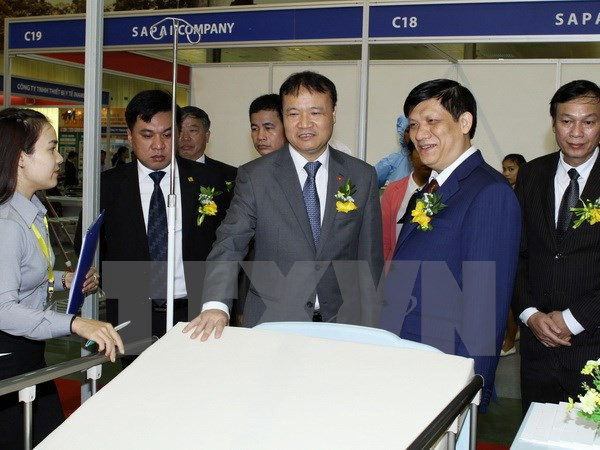 Inauguran exposición internacional de farmacia en Hanoi ảnh 1 Inauguran exposición internacional de farmacia en Hanoi ảnh 1