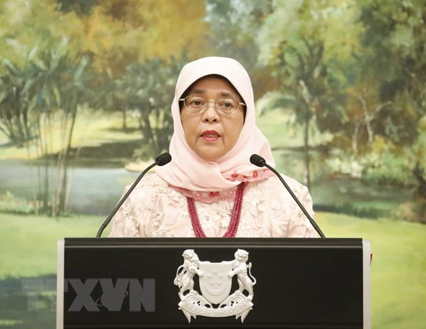 Visita estatal de presidenta de Singapur busca fomentar lazos con Vietnam ảnh 1 Visita estatal de presidenta de Singapur busca fomentar lazos con Vietnam ảnh 1
