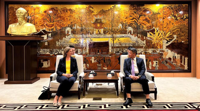 Estado austríaco de Estiria desea fortalecer cooperación multisectorial con Hanoi ảnh 1 Estado austríaco de Estiria desea fortalecer cooperación multisectorial con Hanoi ảnh 1